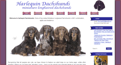 Desktop Screenshot of harlequindachshunds.com